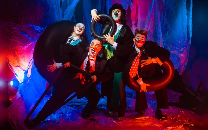 Das Clown-Ensemble Mimirichi aus Kiew. (Foto: Mimirichi)