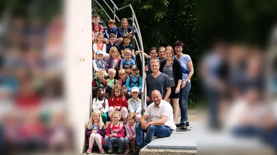 Besuch des Kindergartens Amelunxen in der Kläranlage Ottbergen. (Foto: Foto: Dolle)