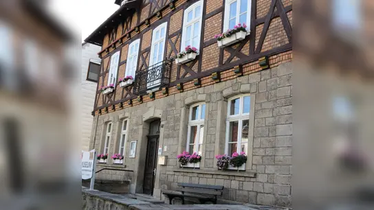 Das „Alte rathaus” in Helmarshausen. (Foto: Foto: Heimatverein Helmarshausen)
