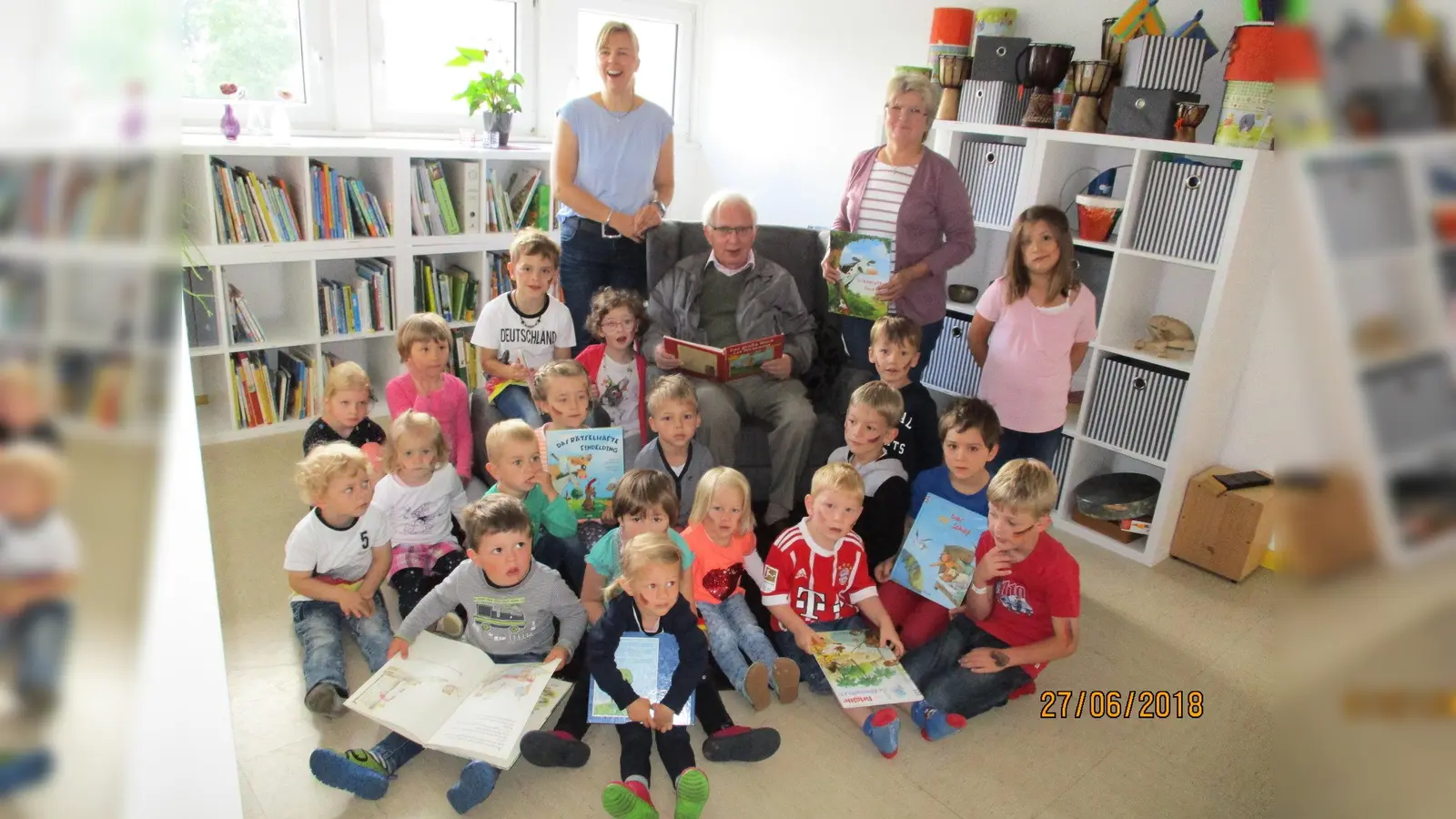 Vorlesestunde in der KiTa Tietelsen. (Foto: Foto: Petra Dierkes-Vössing)