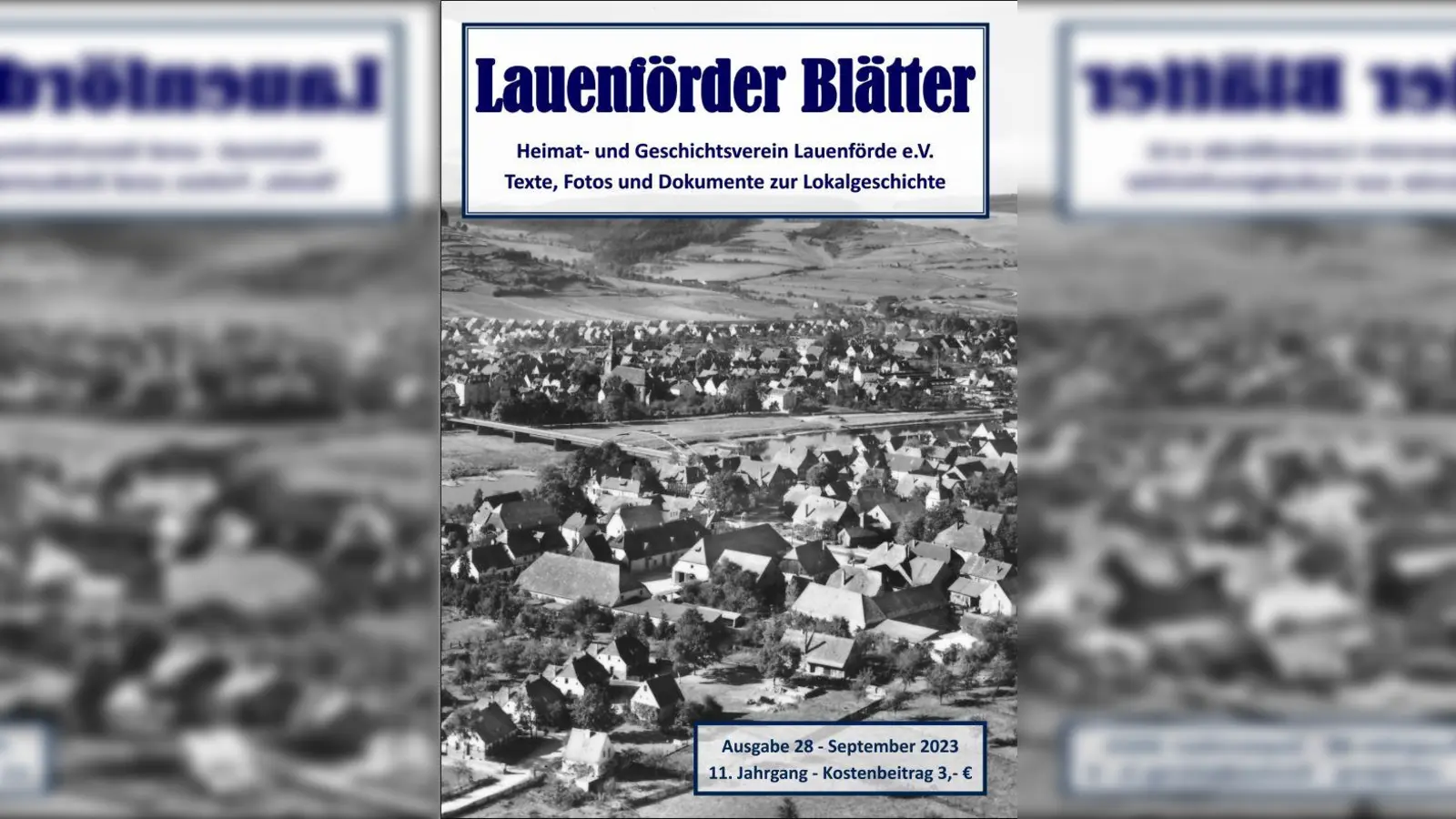 Die Titelseite der 28. Ausgabe der „Lauenförder Blätter”. (Foto: Heimat- und Geschichtsverein Lauenförde)