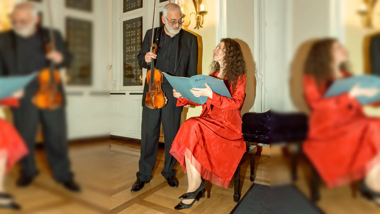 Romantische Klänge mit Violine und Klavier. (Foto: Igor Eisenschtat)