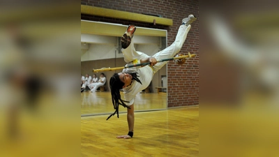 C. Mestre Lagartixa beim Capoeira Training. (Foto: privat)